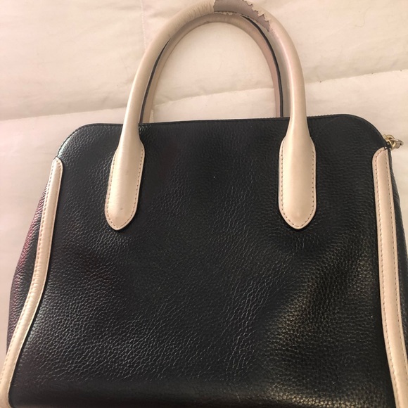 Kate Spade black and off white purse - Picture 3 of 8